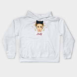 butterfly lady Kids Hoodie